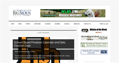 Desktop Screenshot of bigsiouxmedia.com